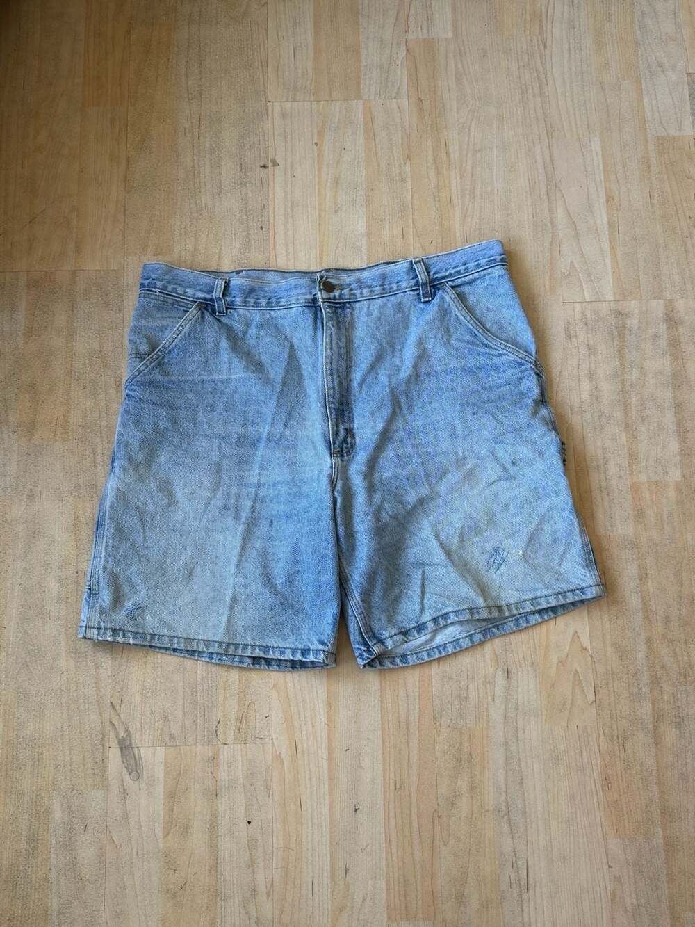 Carhartt Vintage Stone Washed Denim Carpenter Shorts